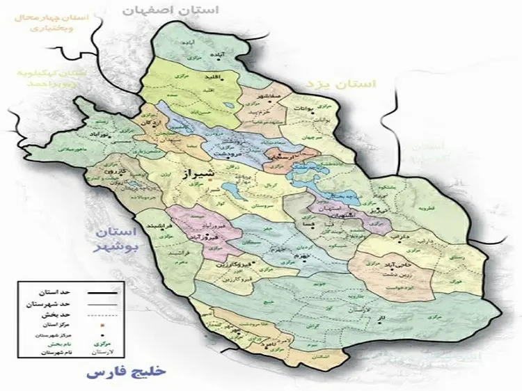 اضافه شدن ۷ شهرستان جدید در استان فارس
