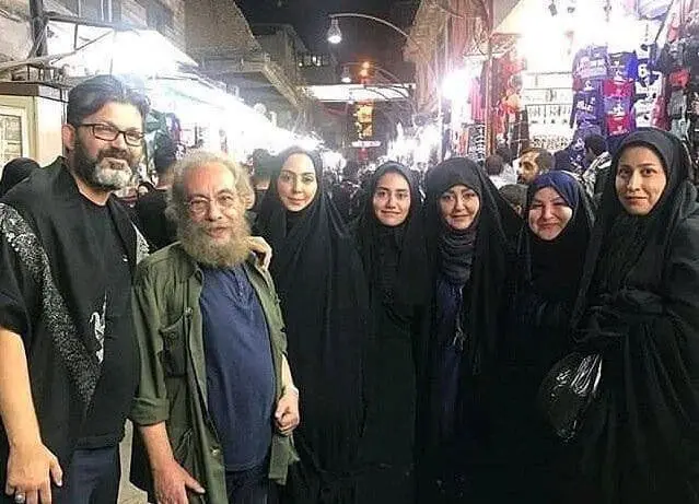 (تصویر) شقایق فراهانی و مسعود فراستی در کربلا