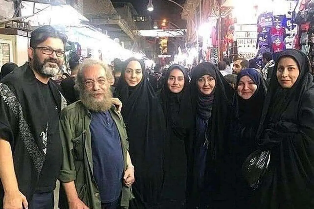 (تصویر) شقایق فراهانی و مسعود فراستی در کربلا