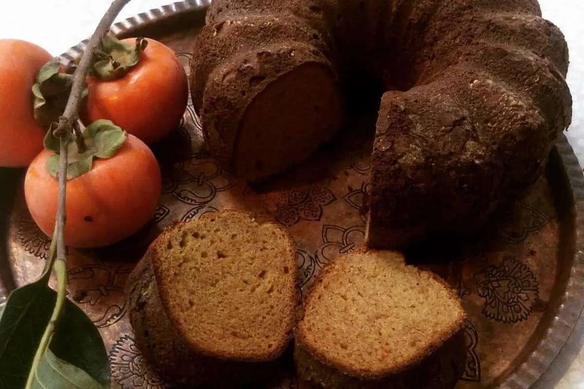 طرز تهیه مرحله به مرحله کیک خرمالو خوشمزه و عالی