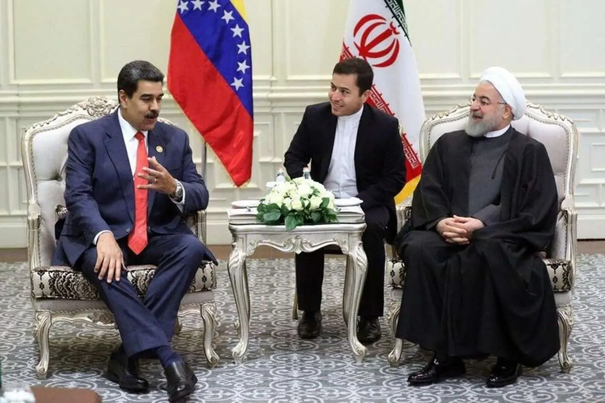 تصویری از دیدار حسن روحانی با رئیسجمهور ونزوئلا
