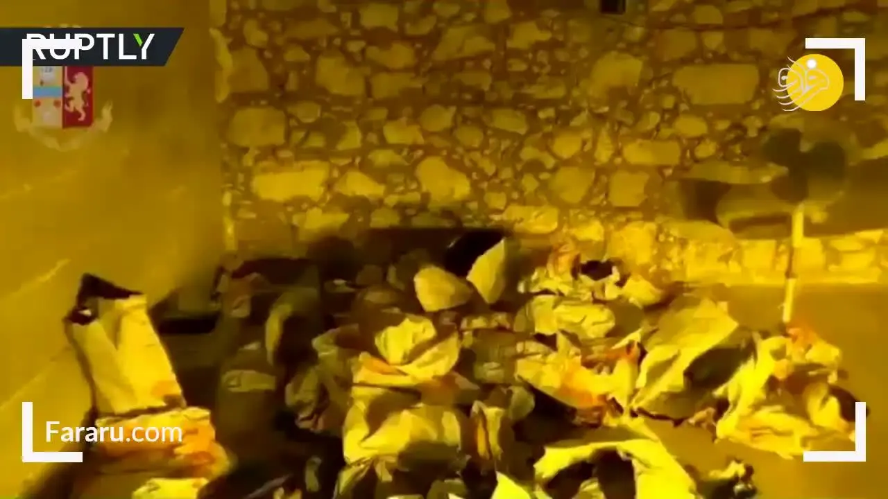 (ویدئو) کشف باغچه مصنوعی پرورش ماریجوانا توسط پلیس