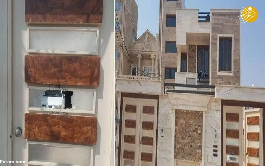 (تصاویر) تیراندازی به خانه کاندیدای هیات کشتی کهگیلویه و بویراحمد