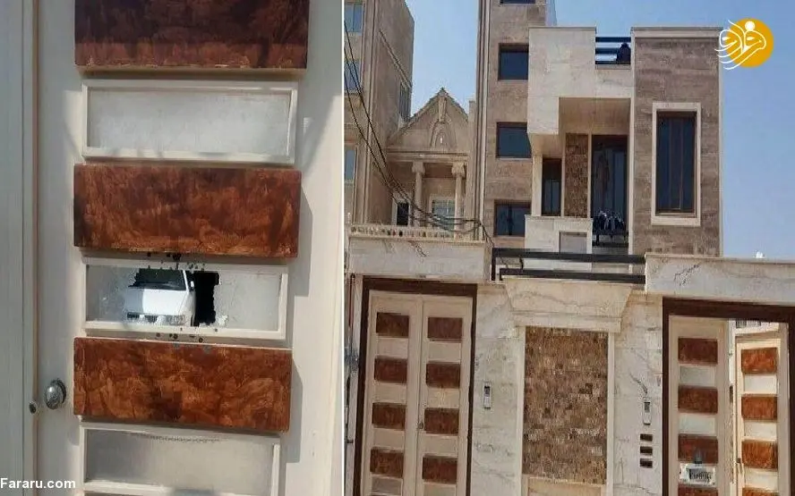 (تصاویر) تیراندازی به خانه کاندیدای هیات کشتی کهگیلویه و بویراحمد