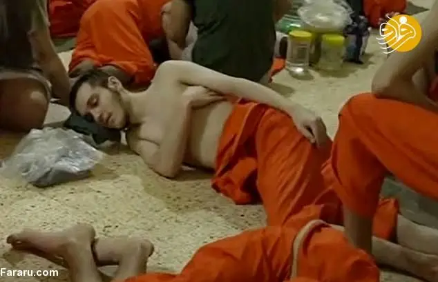 (تصاویر) جک جهادی و عناصر داعش در یک زندان شلوغ