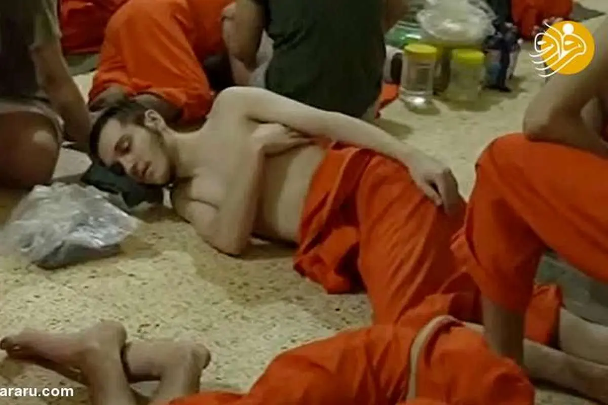 (تصاویر) جک جهادی و عناصر داعش در یک زندان شلوغ
