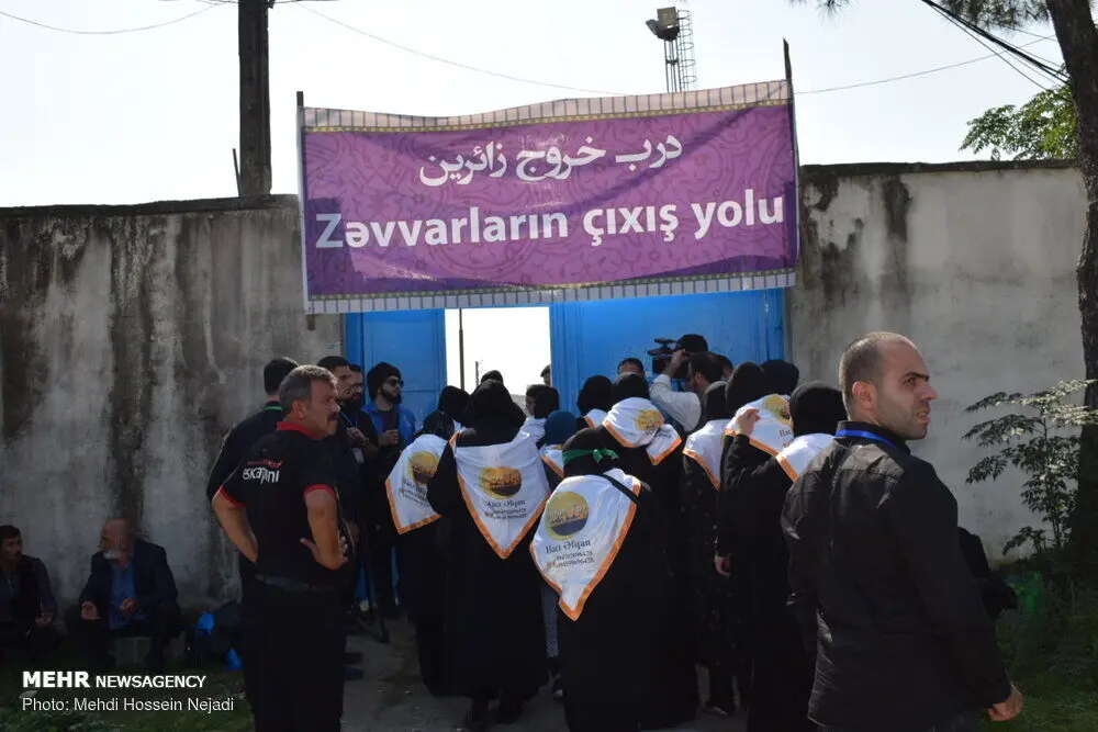 (تصاویر) ورود زائران خارجی اربعین به مرز آستارا