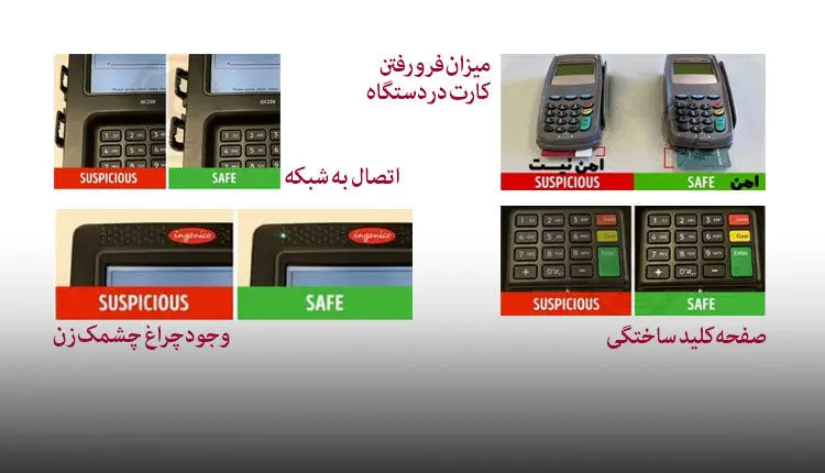 (عکس) دستگاه‌های «پوز»‌ جعلی را چگونه بشناسیم؟