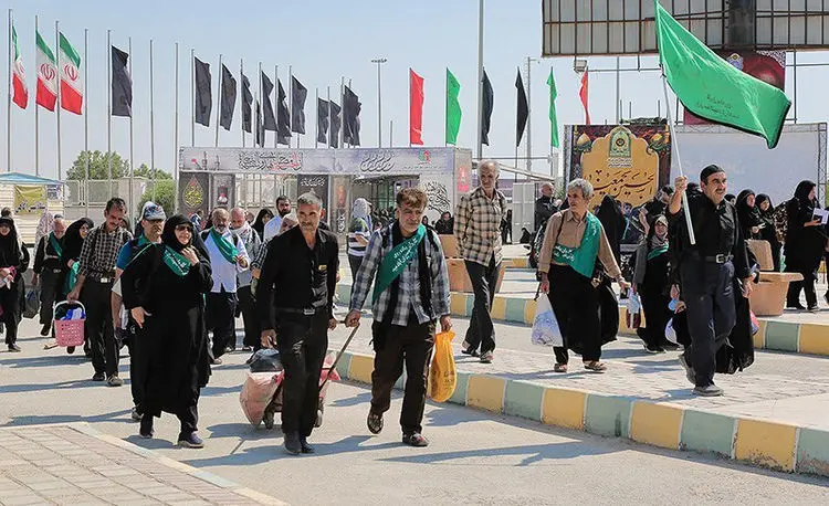 آخرین وضعیت تردد در مرز مهران‌