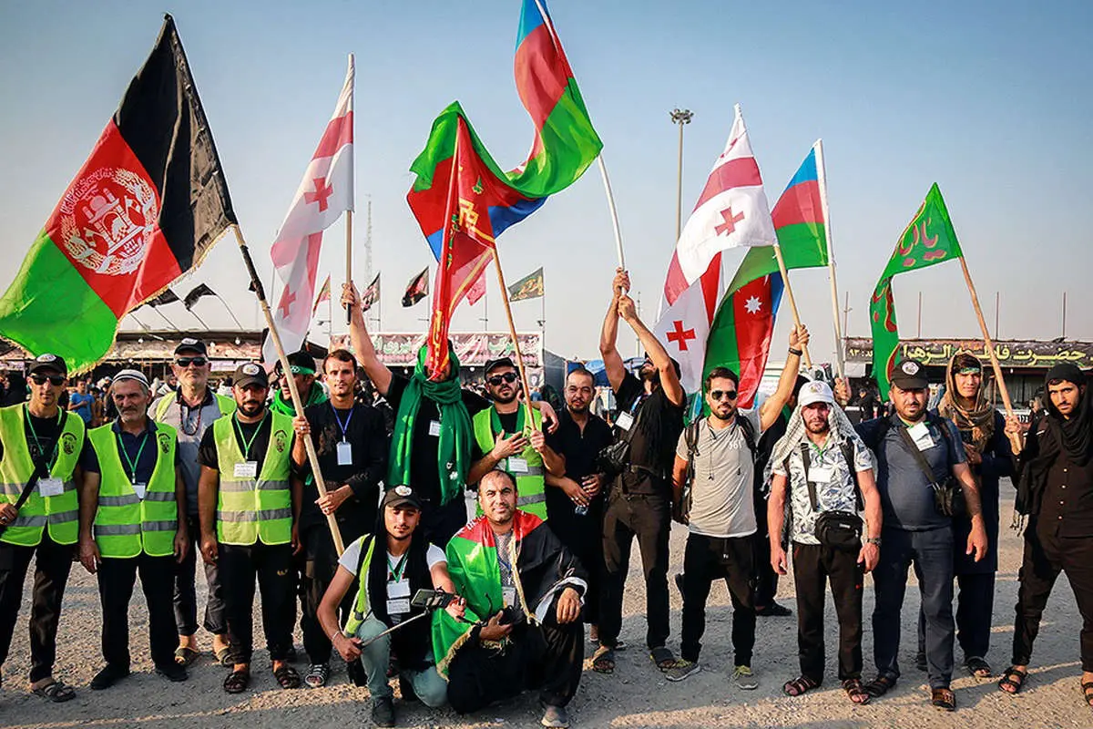 (تصاویر) حضور زائران خارجی در مرز شلمچه