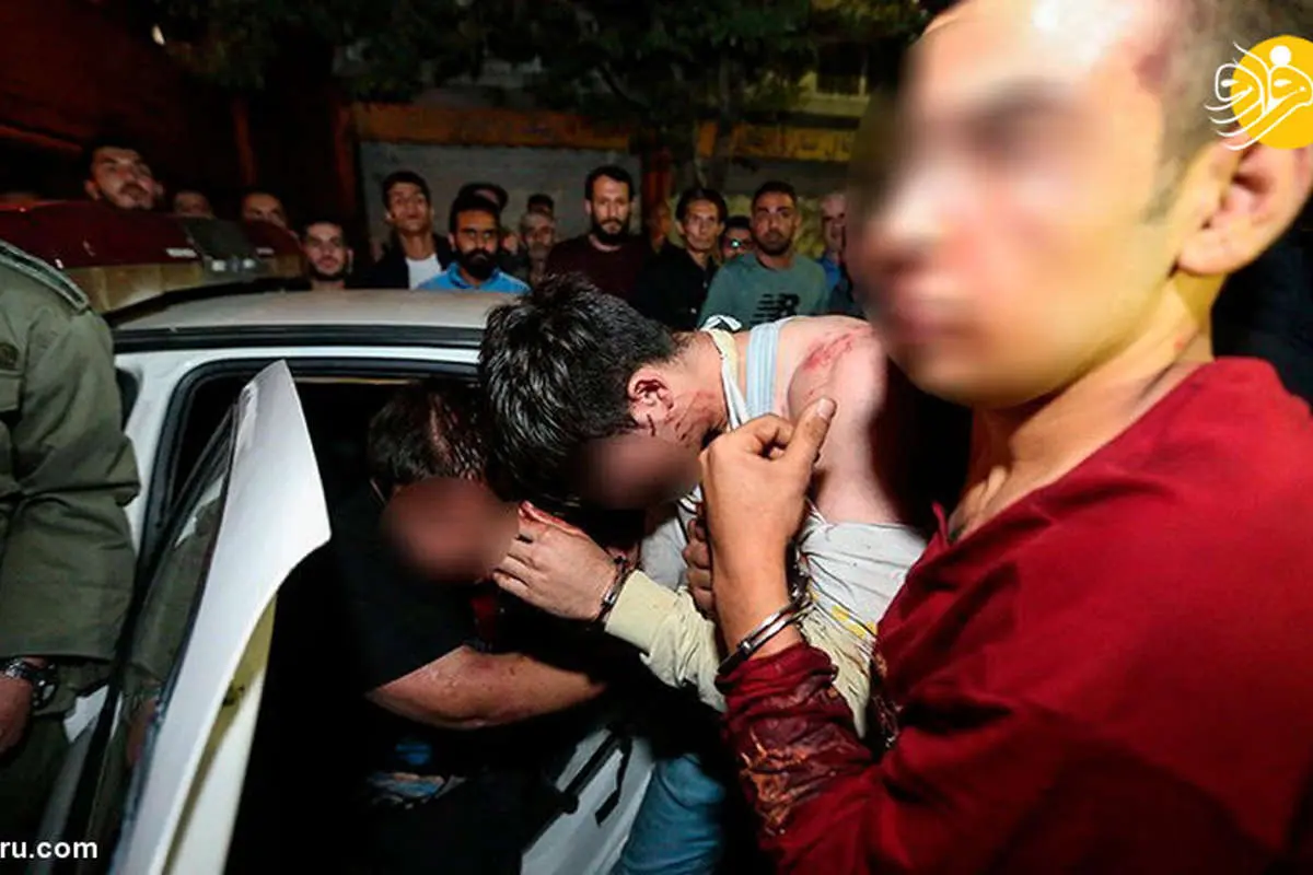 (تصاویر) نزاع گروهی اراذل و اوباش در جنوب تهران