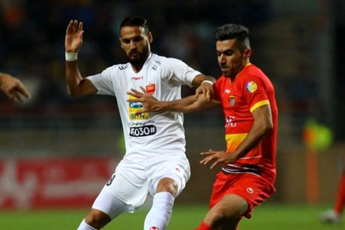 پرسپولیس با دست فولاد به رده دوم رسید