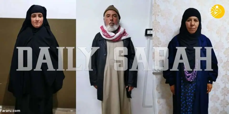 (تصویر) خواهر ابوبکر بغدادی بازداشت شد