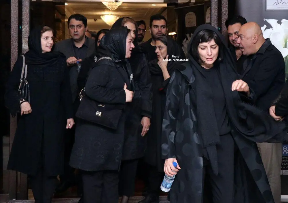 (عکس) لیلا حاتمی در مراسم یادبود مظاهر مصفا