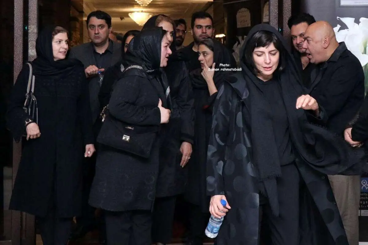 (عکس) لیلا حاتمی در مراسم یادبود مظاهر مصفا