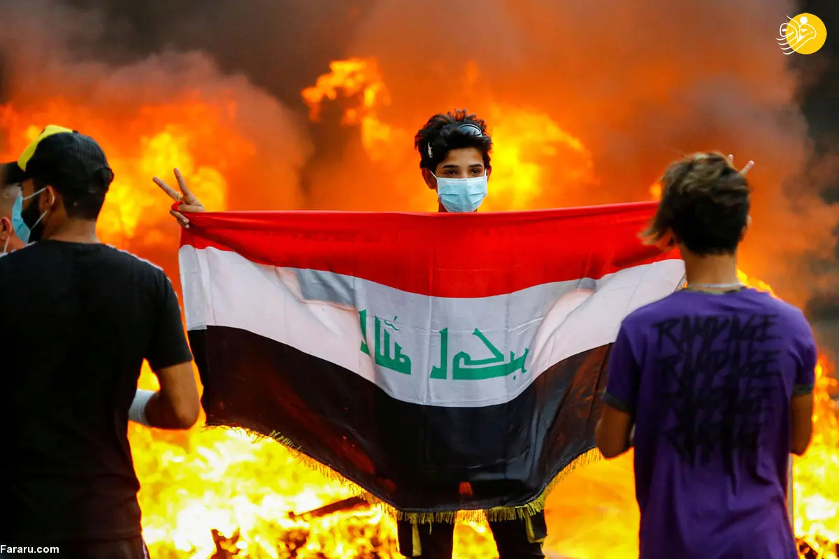 (تصاویر) ماه اعتراضات مرگبار در عراق