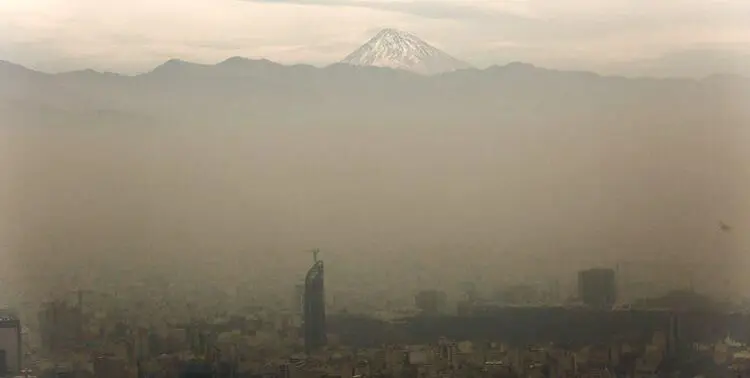 اخطاریه هواشناسی درباره آلودگی هوای تهران