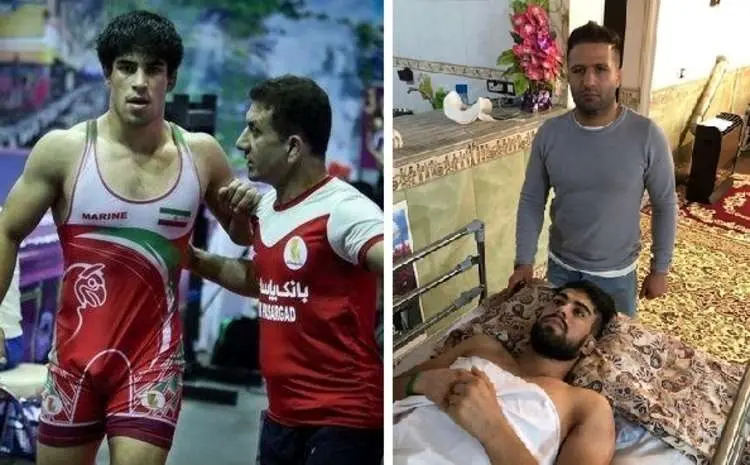 پدر میثم زارع کشتی گیر کرمانشاهی: شما را به خدا به داد پسرم برسید