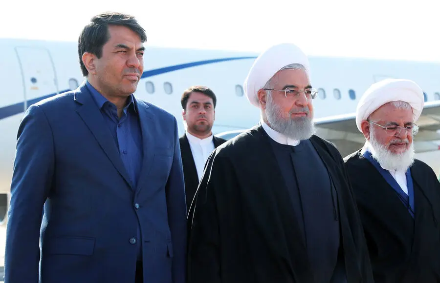 (تصاویر) سفر رئیس‌جمهور به استان یزد