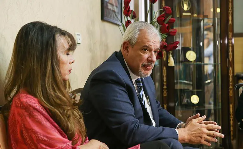 (تصاویر) نشست خبری خانم «پرز راموس» سفیر بولیوی در تهران