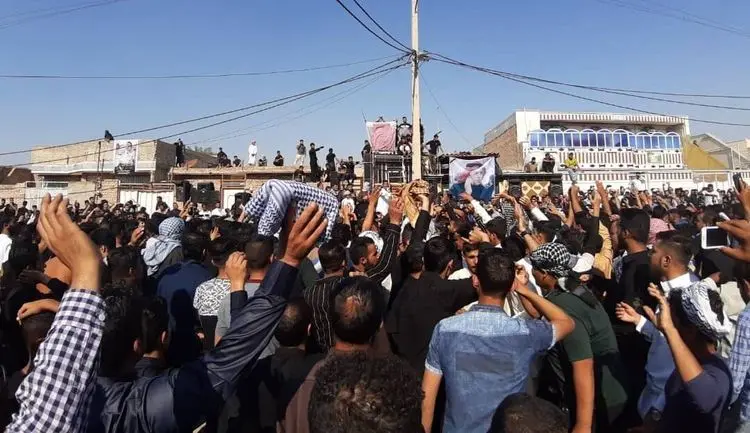 حسن حیدری؛ شاعر جوان عرب خوزستانی تشییع و خاکسپاری شد