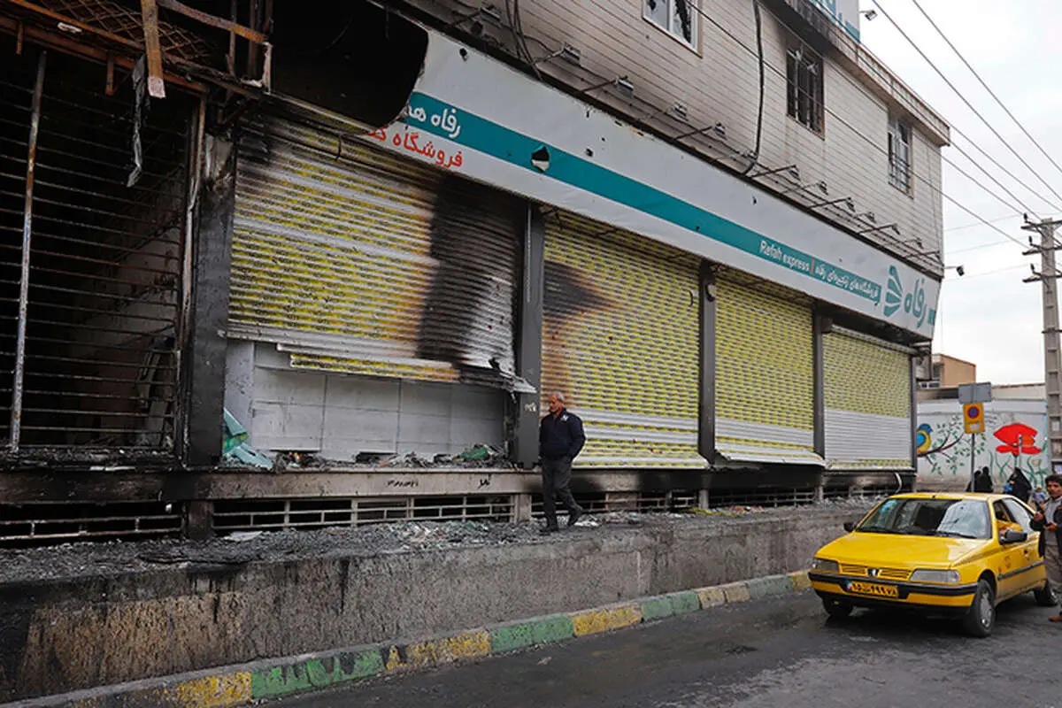 خسارت وارده به شیراز در ناآرامی‌های اخیر