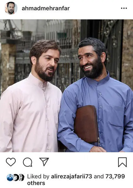 (عکس) احمد مهرانفر و پژمان جمشیدی در نمایی از فیلم «دینامیت»