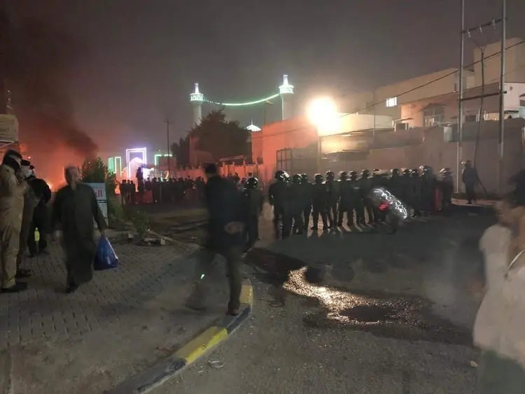 تدابیر شدید امنیتی برای محافظت از کنسولگری ایران در نجف