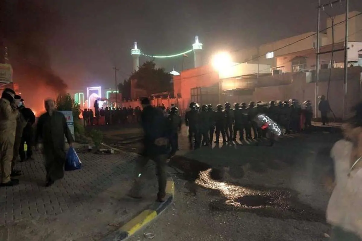 تدابیر شدید امنیتی برای محافظت از کنسولگری ایران در نجف