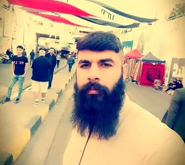 (عکس) عامل آتش زدن کنسولگری ایران در نجف