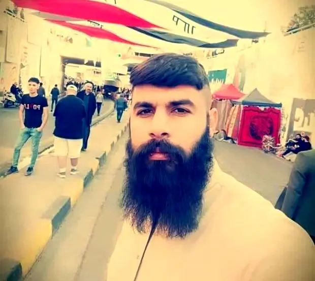 (عکس) عامل آتش زدن کنسولگری ایران در نجف