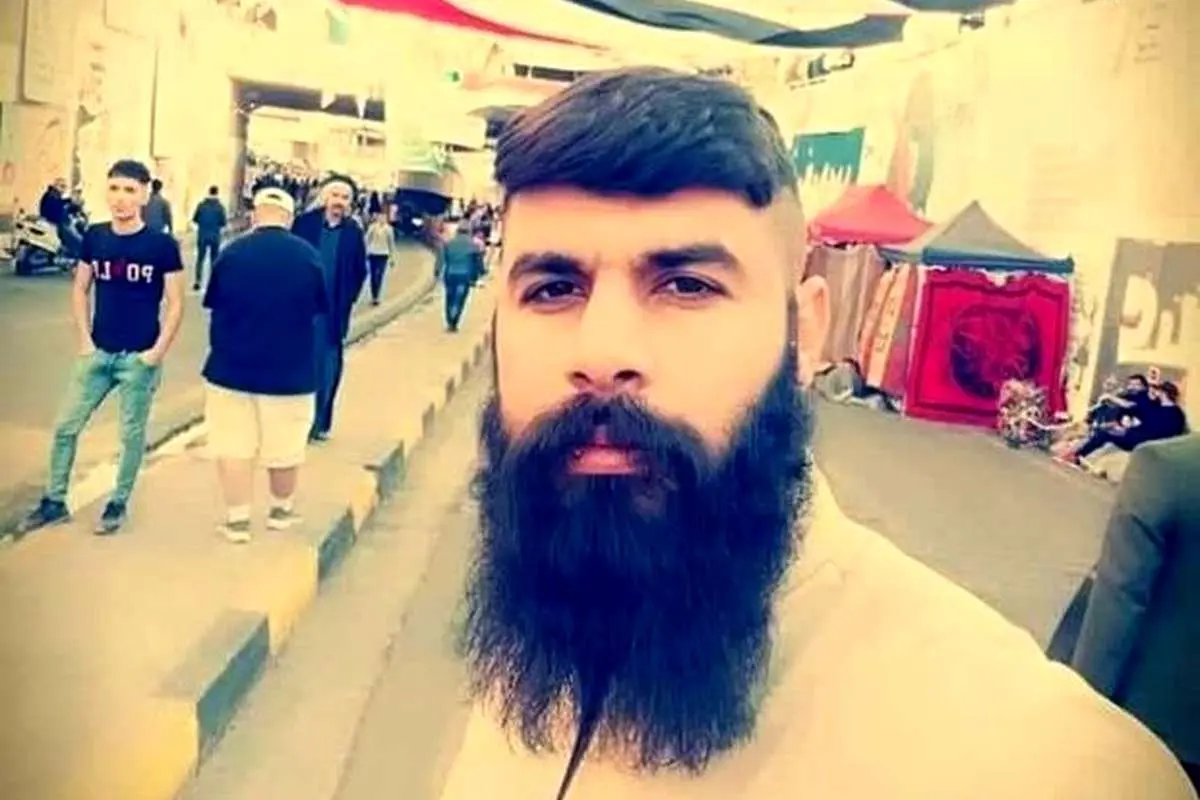 (عکس) عامل آتش زدن کنسولگری ایران در نجف