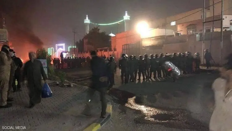 درگیری در نزدیکی کنسولگری ایران در نجف