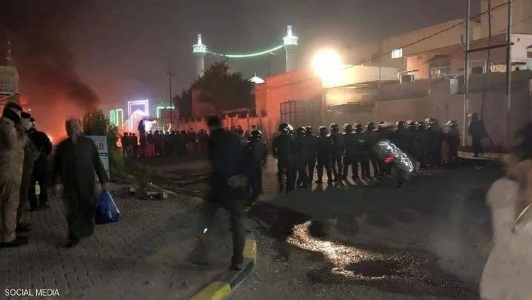 درگیری در نزدیکی کنسولگری ایران در نجف