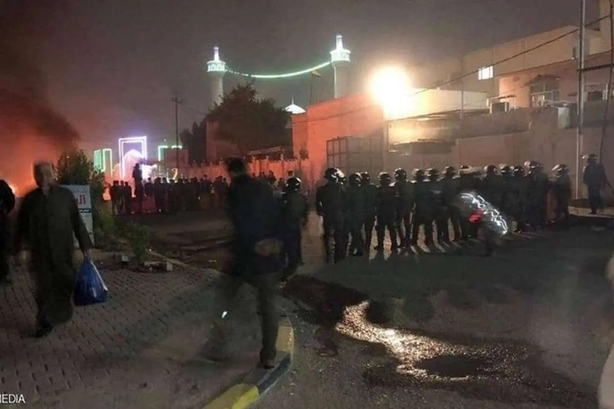 درگیری در نزدیکی کنسولگری ایران در نجف