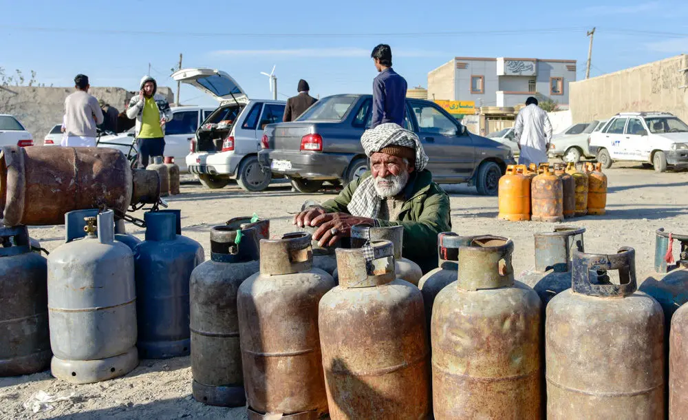 (تصاویر) بحران گاز در سیستان و بلوچستان