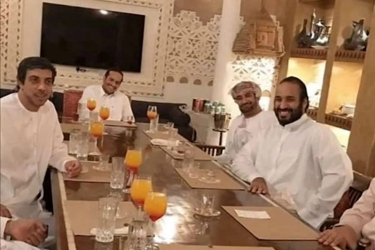 پشت پرده عکس جنجالی دیدار ولیعهد عربستان با وزیر خارجه قطر