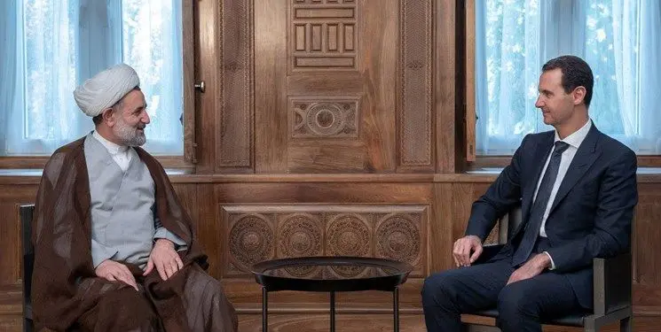 (تصویر) دیدار ذوالنوری با بشار اسد