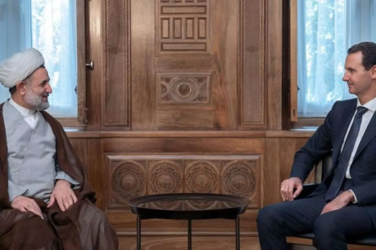 (تصویر) دیدار ذوالنوری با بشار اسد