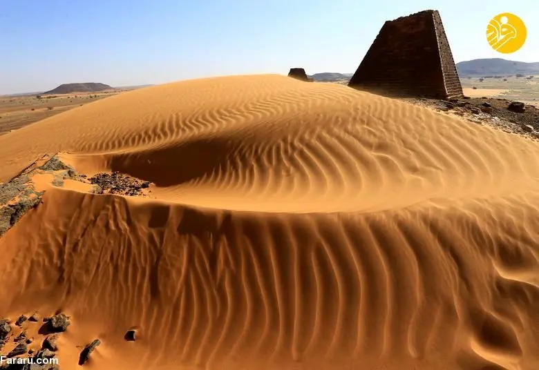 (تصاویر) سودان به دنبال جذب توریست برای اهرام مرواه
