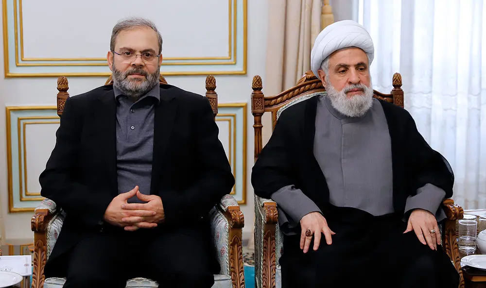 (تصاویر) دیدار قائم‌مقام سید حسن نصرالله با ابراهیم رئیسی