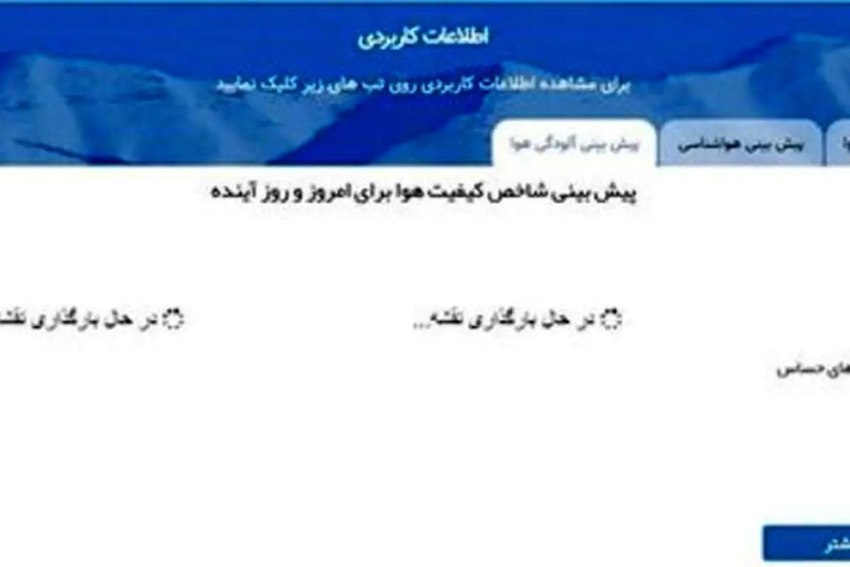 قطعی اینترنت پیش‌بینی وضع هوا را مشکل کرد