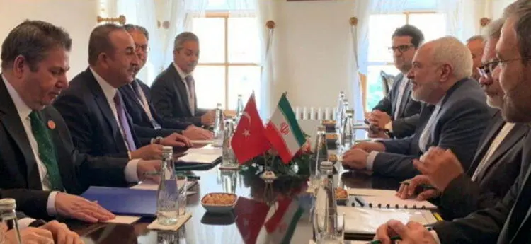دیدار ظریف با وزیر خارجه ترکیه