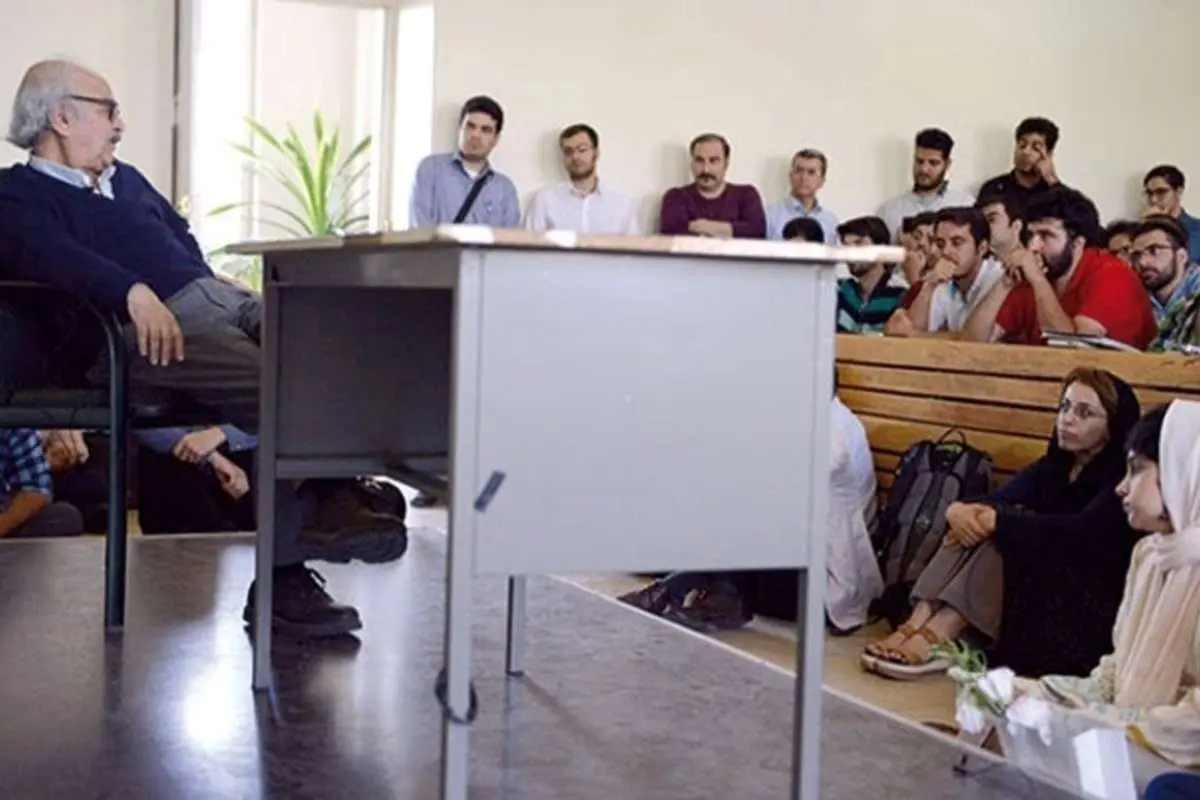 (عکس) ماجرای کلاسهای شلوغ شفیعی کدکنی در دانشگاه