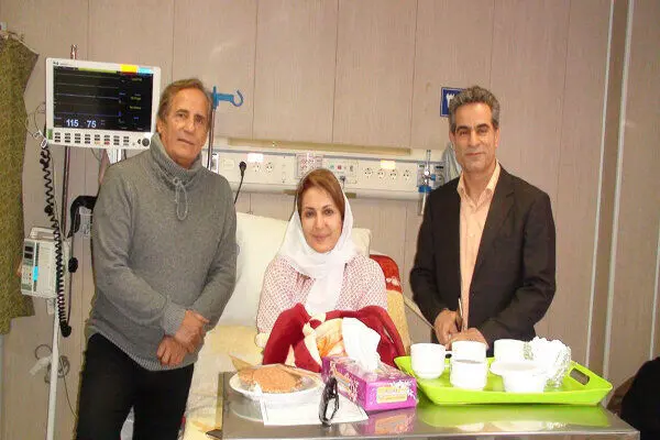 (تصویر) فاطمه گودرزی هنگام فیلمبرداری دچار سانحه شد