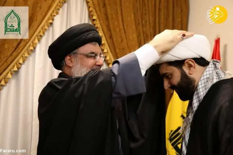(تصاویر) عمامه گذاری طلاب توسط سید حسن نصرالله