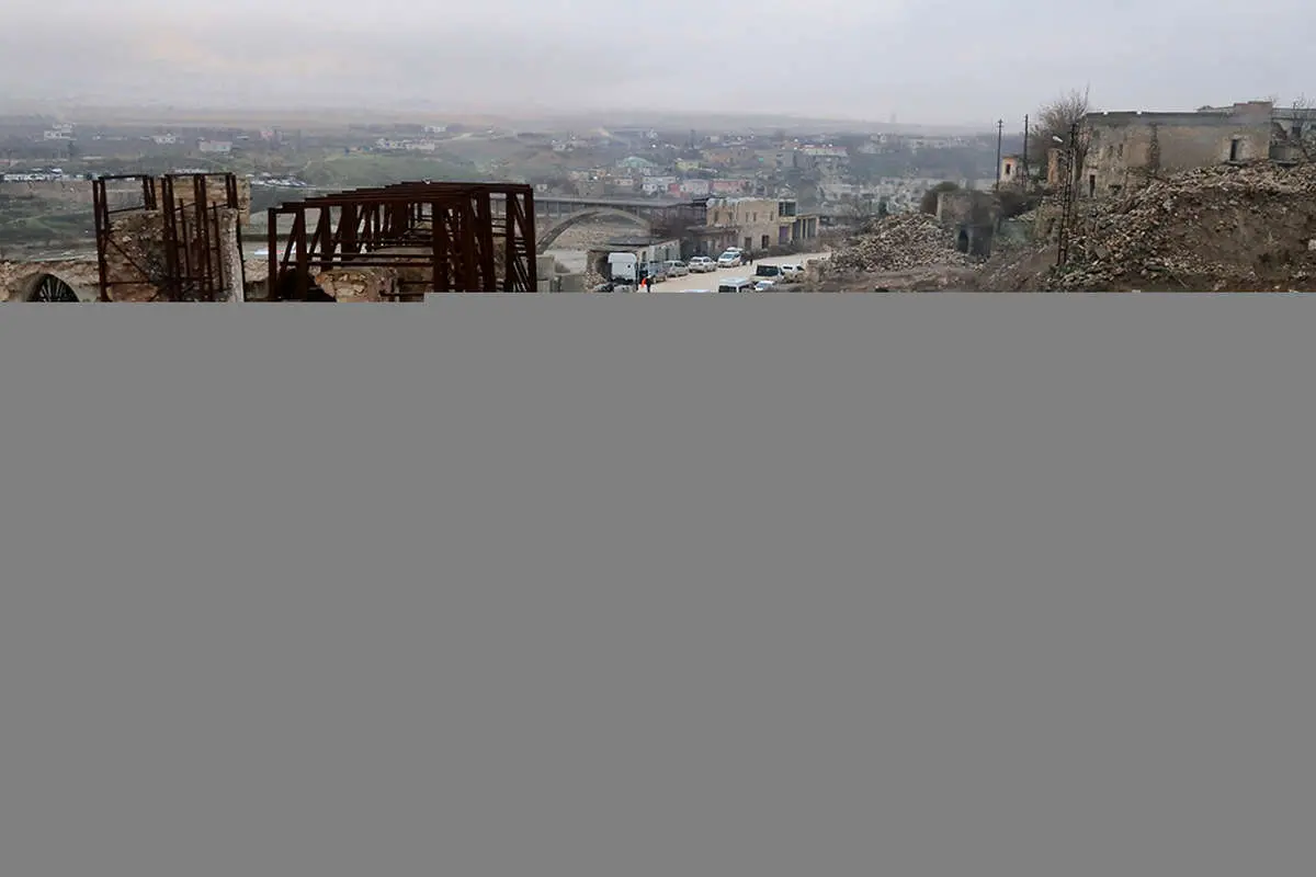 (تصاویر) عملیات جابجایی یک مسجد ۶۰۰ ساله