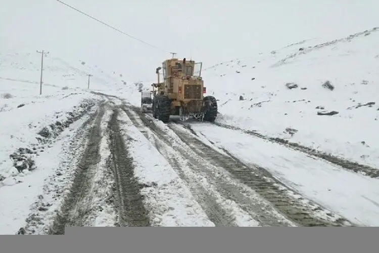 بارش شدید برف در چهارمحال و بختیاری