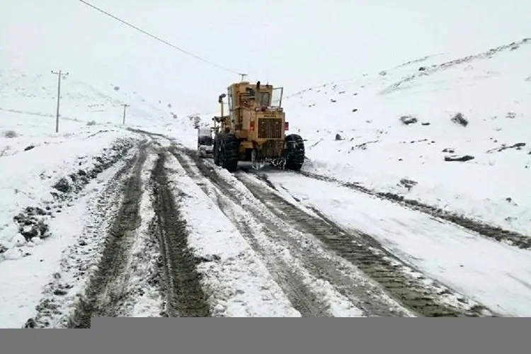 بارش شدید برف در چهارمحال و بختیاری