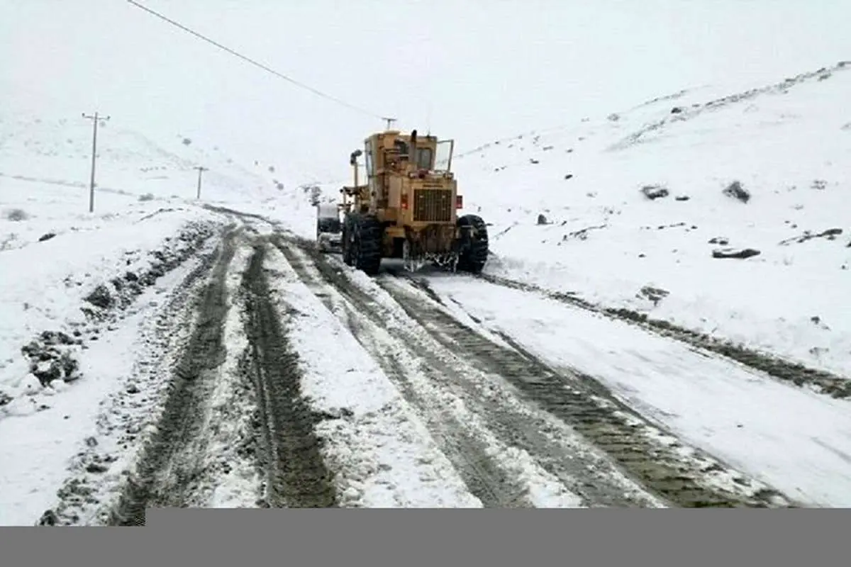 بارش شدید برف در چهارمحال و بختیاری